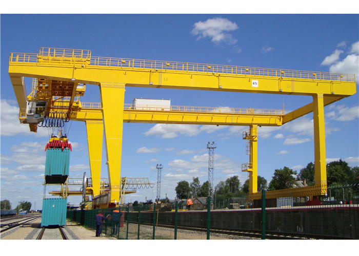 RMG Port Container Yard Double Beam Container Gantry Crane Rail Mounted