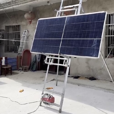 Vente d'usine Panneau photovoltaïque Ascenseur populaire en Europe Capacité 200 kg Hauteur de levage 4-18m