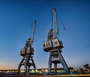 Grue de quai pour la construction et la réparation de navires